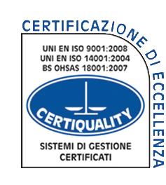 La QMS è certificata da novembre 2013 secondo la normativa UNI ISO 29990:2011 Servizi per l apprendimento relativi all istruzione e alla formazione