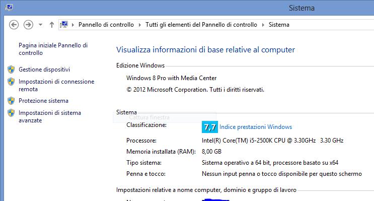 8 X86 vs x64 Pannello di