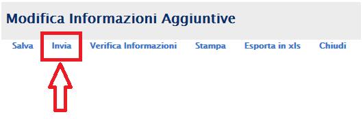 NB: nel caso in cui si vogliano salvare le informazioni parziali inserite nei vari campi richiesti, è possibile cliccare sul tasto Salva in alto nella toolbar, e riprendere la compilazione