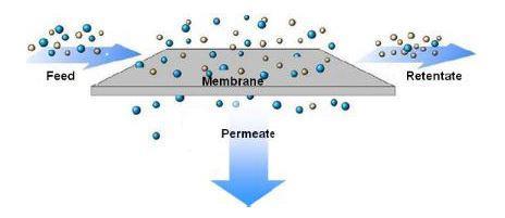Nel caso delle membrane polimeriche, le uniche attualmente commercializzate, si tratta di un processo di filtrazione dei gas
