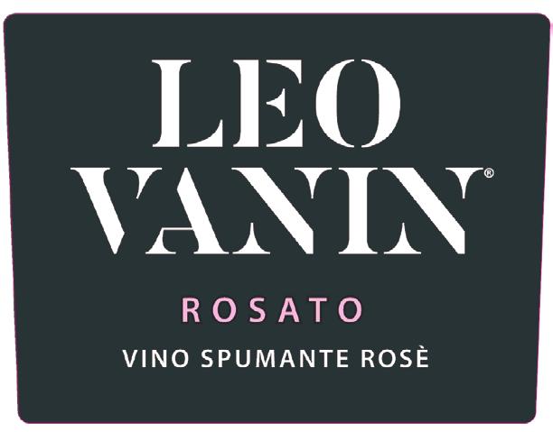 ROSATO VINO SPUMANTE BRUT Denominazione di origine: Leo Vanin Rosato Vitigni: Pinot Nero Tipologia: Brut Colore: rosa scarico Naso: vinoso, leggermente fruttato e floreale Gusto: