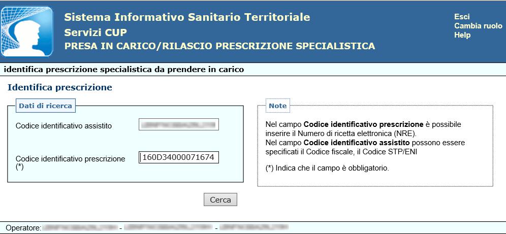 7.1.1 Presa in carico/rilascio Questa funzionalità consente all operatore di eseguire la presa in carico sul Sistema di Accoglienza Regionale della Puglia (SAR) e sul Sistema di Accoglienza Centrale