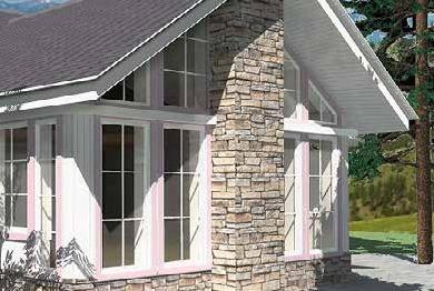 Dotazione casa prefabbricata Parete esterna con facciata in legno