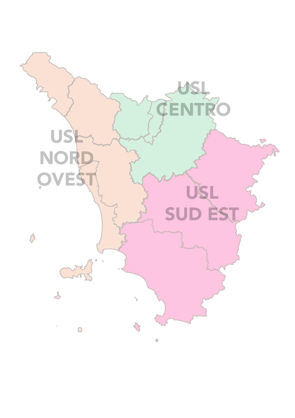 Note Il Toscana Nord Ovest - LSP - dell Azienda USL Toscana nord ovest, ambito territoriale di Lucca è inserito nel Dipartimento Interaziendale dei LSP - DIRLSP (Delibera n.
