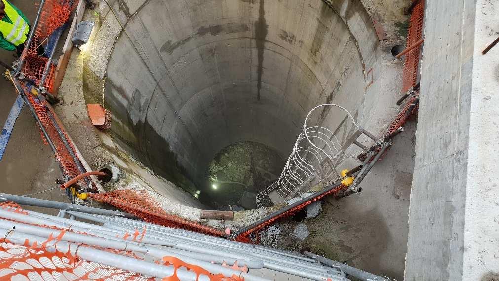 POZZO DI VENTILAZIONE P23 (Via Nizza 369) E terminata la