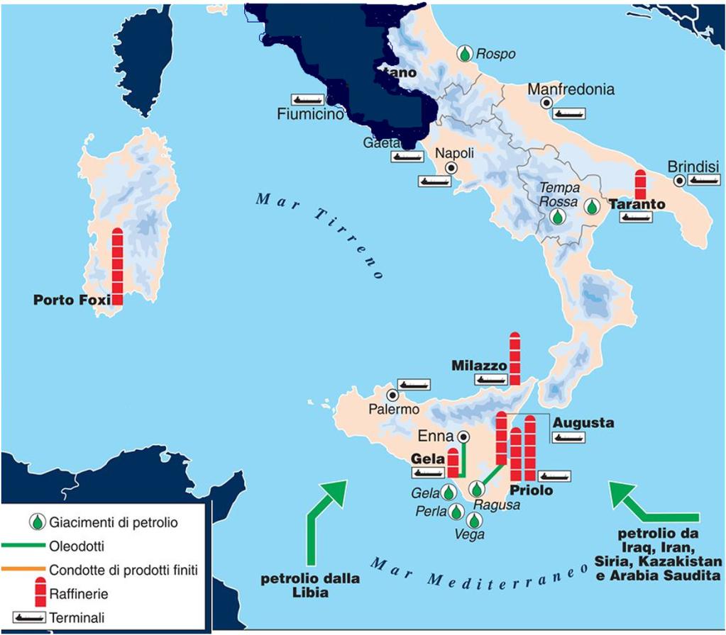 Il Mezzogiorno è però anche un hub energetico nel Mediterraneo 27,8 mln ton 20 mln ton 26,2 mln ton 10 L Italia ha una forte dipendenza energetica.