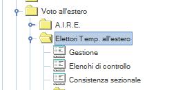 . cliccare su conferma..il software esegue il confronto automatico dell elenco provvisorio degli elettori AIRE e del corpo elettorale AIRE votante.