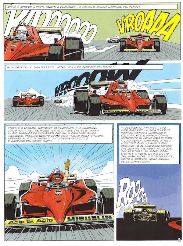 La vittoria di Gilles Villeneuve al Mondiale 1981 e le onomatopee nei fumetti di Michel Vaillant C è un altro motivo per il quale