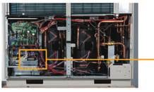 MULTI SYSTEM FULL DC INVERTER COLLEGAMENTI ELETTRICI I sistemi VRF-T MHI prevedono collegamenti elettrici con le unità interne altamente semplificati, grazie ad un circuito di controllo che utilizza