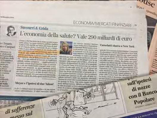 Conclusione: la White Economy e l Economia Pavese Pavia ha il primato di anziani in tutta la regione Lombardia e lo sviluppo della