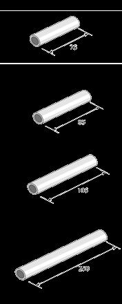 (battente 92) - tube (doors - leaf 92) - tuyau (vantail 92) - tubo (batiente 92) CT13074 - canotto (battente 100) - tube (doors - leaf 100) - tuyau (vantail 100) - tubo (batiente