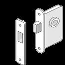 PORTE TIPO UFFICIO OFFICE DOOR / TYPE BUREAU / TIPO OFICINA Doors on hinges / Portes sur charnière / Puertas sobre bisagr a ODA000004 - maniglia ufficio acciaio inox satinato - handle for office door