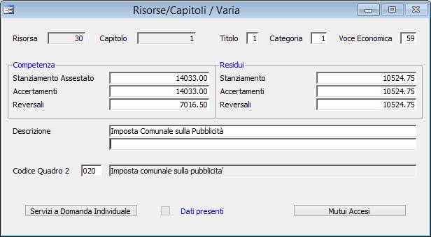 Procedere all elaborazione del punto 1.5. Generazione dati di base. Prima di procedere con i punti successivi è importate che questa generazione vada a buon fine senza segnalazioni di anomalie.