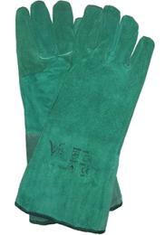 guanti da lavoro "vega" art.g132v colore verde tg.10 per saldatore tg.10 (3133) CAT.