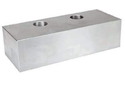 Accessori Ganasce metriche tenere lavorabili in alluminio 6061 Metriche: VAJ75 75 mm x 45 mm x 25 mm