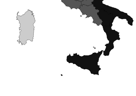 Una o più malattie croniche gravi quintili di prevalenze