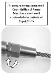 Il collegamento a terminali non conformi, non di Tipo C o non prodotti da Lineasikura, ne inficia la classe ed i termini di garanzia; così come l utilizzo di terminali forniti da Lineasikura con fune