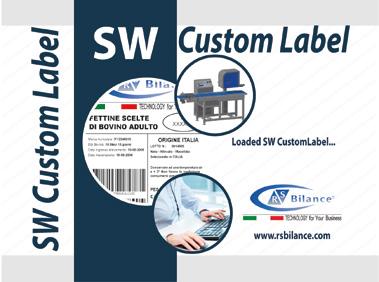 SW-CUSTOM LABEL SW-CUSTOM LABEL SOFTWARE PER L EDITING DI ETICHETTE SW-Custom Label è un