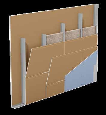 Sistemi per pareti ad orditura metallica Silentboard W11.ch Pareti ad orditura metallica Knauf Altezze parete W112.