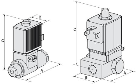 Materiale della bobina Resina Epossidica Poliammide Consumo CC: 4 W, CA: 9 VA (spunto), 6 VA (esercizio) CC: 2 W, CA: 11 VA (spunto), 6 VA (esercizio) o CC: 8 W, CA: 24 VA (spunto), 17 VA (esercizio)