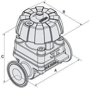 Il corpo della valvola può essere fornito in acciaio inox 316L forgiato, con la finitura superficiale secondo le vostre specifiche e con una vasta gamma di membrane per adattarsi meglio al controllo