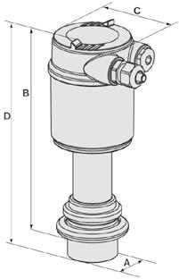 Custodia/copertura PBT, Acciaio inossidabile 316L / PC Anello della guarnizione/ morsetto di terra NBR / Acciaio inossidabile 316Ti/316L (1.4571/1.