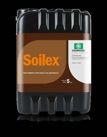 SOILEX idrosolubili, fogliari e biostimolanti Concime liquido, ausiliare nel trattamento del terreno con problemi di salinità, sodicità e compattezza.
