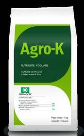 AGRO-K Concime fogliare con alta concentrazione di potassio e fosforo, estrattoi organici e L-amminoacidi, ideale per rafforzare la pianta in fioritura e radicazione.