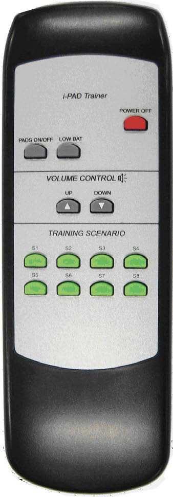NF1200-T Telecomando a Raggi Infrarossi (Remocon) Questo permette all'istruttore di controllare l'i-pad NF1200-T da una distanza massima di 3 metri.