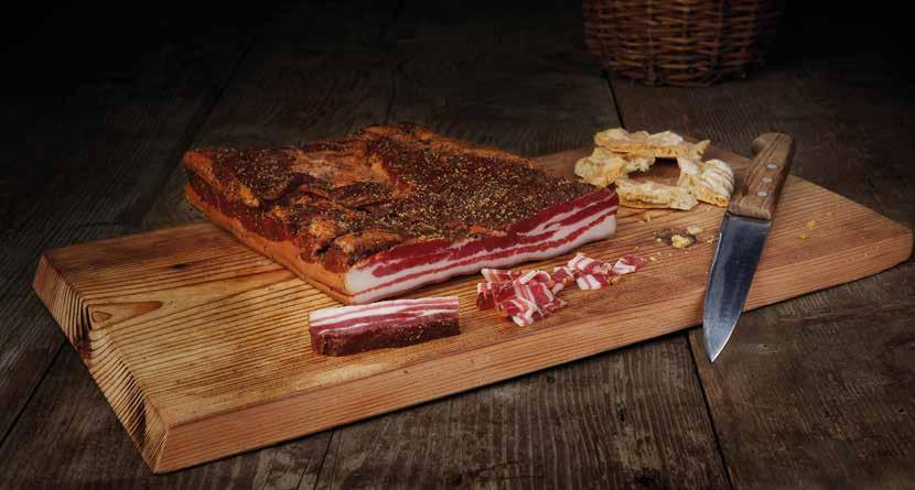 300g Pancetta Monte stagionatura media Pancetta Monte aff., 1/1 sfusa Pancetta Monte aff.