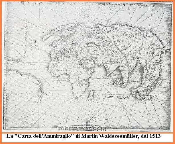 Tre anni dopo, nel 1516, Waldesemüller pubblicò la sua famosa Carta Marina Navigatoria