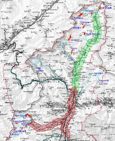 GIORNATA MONDIALE DELL ACQUA 0 marzo 009 AREE TARGET INDIVIDUATE Medio Corso del Toce Valle Ovesca GIORNATA