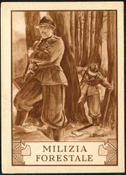 Milizia Milizia Ferroviaria (N C 77-4) 40,00 2307 1932 cartolina  Milizia
