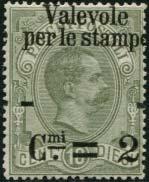 100,00) 25,00 302 1890 francobolli per pacchi