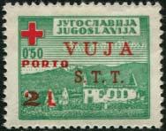 150,00) 40,00 865 1949 francobolli di Jugoslavia,