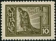 275/900,00) 50,00 EGEO 1039 1912 francobolli d Italia,