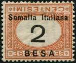 1.250,00) 200,00 1214 1923 francobolli d Italia, soprastampati