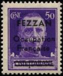 120,00) 25,00 OCCUPAZIONE FRANCESE FEZZAN 1275 1943 50 C.
