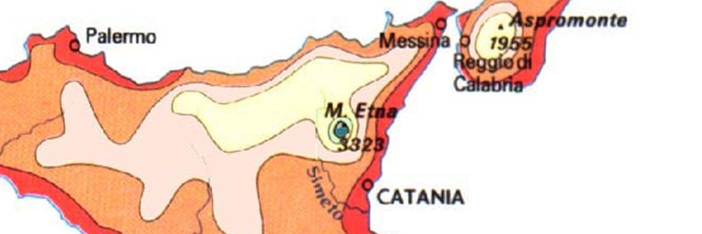 Pagina 19 di 90 Figura 4-6: classificazione climatica dell'area vasta (Fonte: Stralcio dalla Carta Climatica elaborata da Wladimir Koppen, 1961) La media annua delle precipitazioni in Sicilia è pari