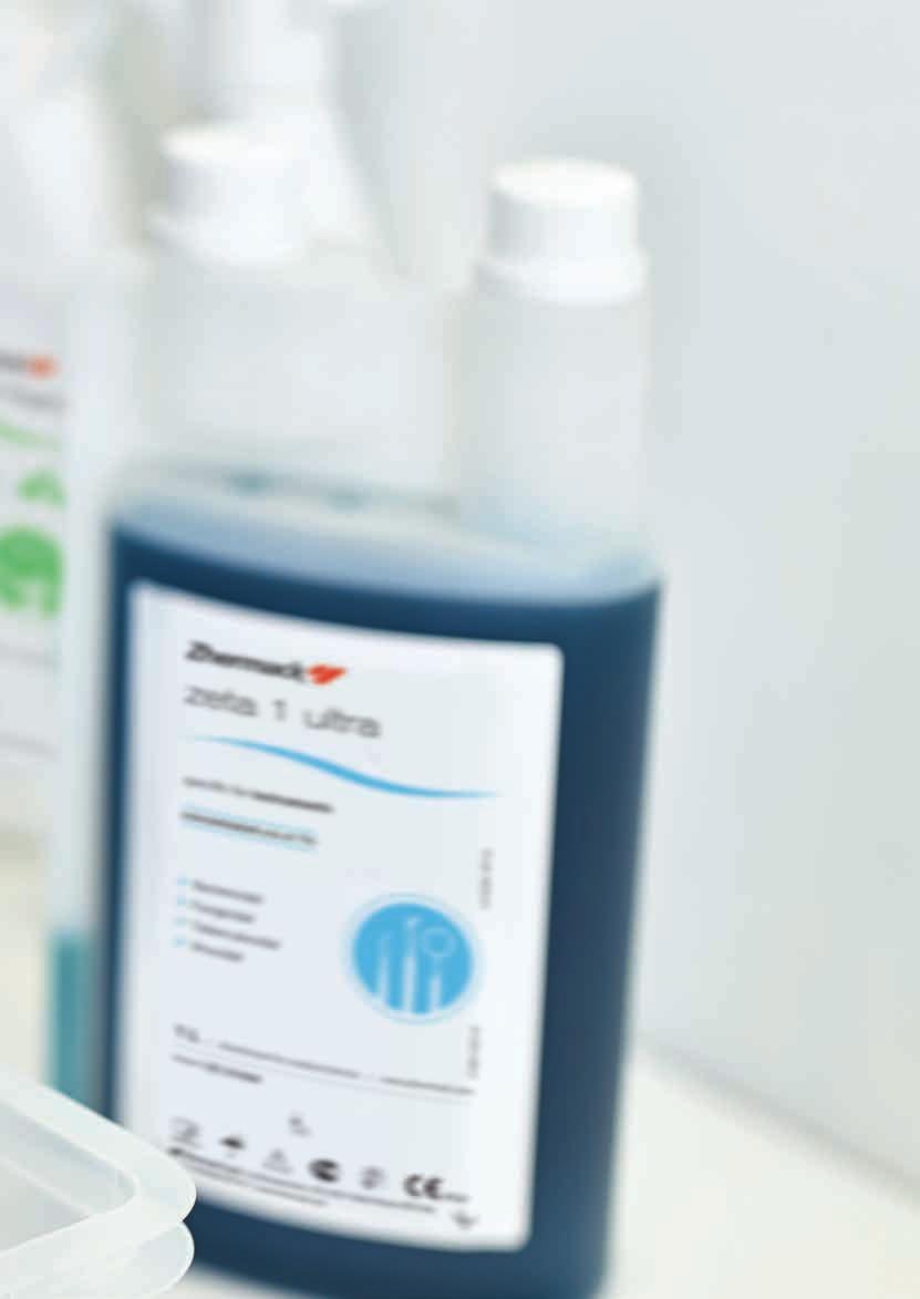 Igiene Strumenti e frese La gamma Zeta Hygiene offre prodotti a spettro d azione completo per la disinfezione e sterilizzazione di strumenti odontoiatrici chirurgici e rotanti.