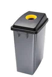 coperchio foro superiore giallo / Waste bin with yellow upper opening lid 1146 arte con coperchio foro superiore rosso / Waste bin with red upper opening lid 1147 arte con coperchio