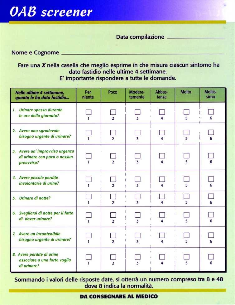 Diagnosi Questionario ICI