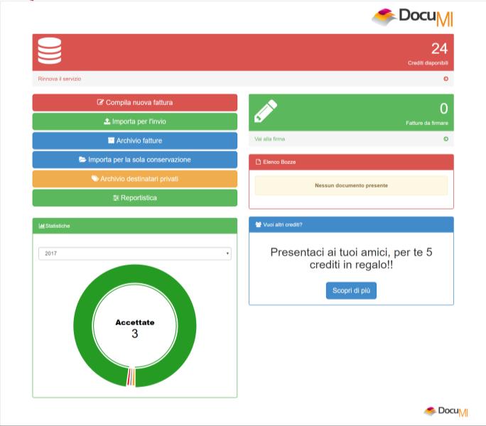 E così semplice utilizzarlo che tutti i miei clienti non possono più farne a meno: compilano le fatture, le inviano, le monitorano.. tutto tramite piattaforma!