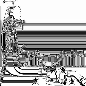 Utilizzo Ruotare la maniglia per controllare il funzionamento e l'allineamento. Se aperto il tappo dovrebbe rimanere sollevato di 2 3 cm.