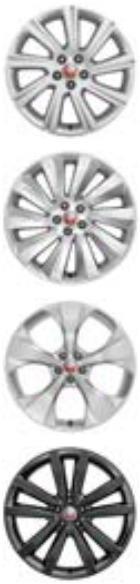 JAGUAR E-PACE 18 - Stile 9008 Sparkle Silver - 9 razze -45% 323,50 J9C5195 - Per pneumatici All Season, estivi e invernali 235/60R18.