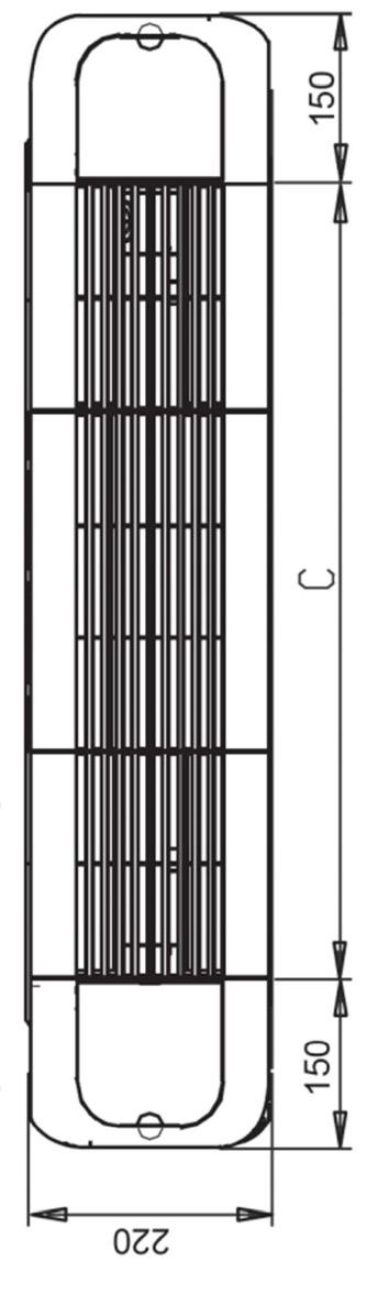 Dimensioni IQC 46 105 592 115 55 345 74 291 203 115 258 140 185 207 IQC20 IQC30 IQC40 IQC60 IQC70 A [mm] 800 1000 1200 1500 1500 B [mm] 584 784 984 1284 1284 C [mm] 500 700 900 1200 1200 D [mm] 526