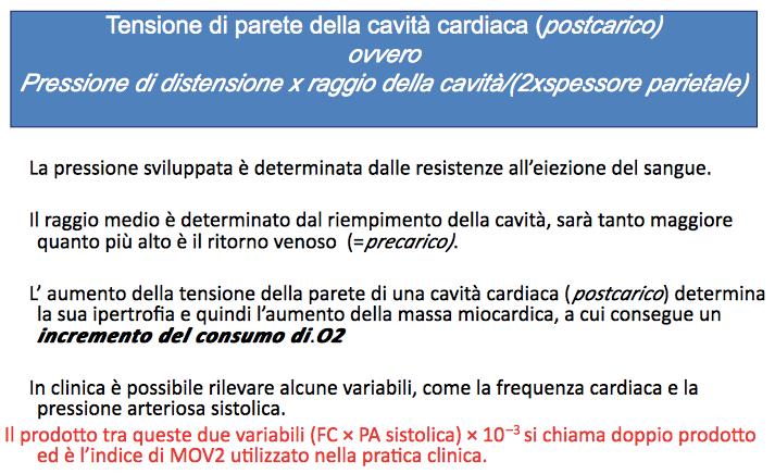 DETERMINANTI DEL CONSUMO DI O 2 DEL MIOCARDIO Il cuore è un organo aerobio e, fisiologicamente, la