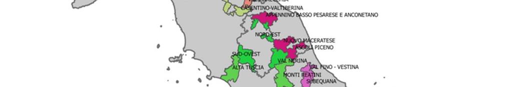 3), comprendenti 981 Comuni, con una superficie complessiva pari al 16 per cento del territorio nazionale e una popolazione residente