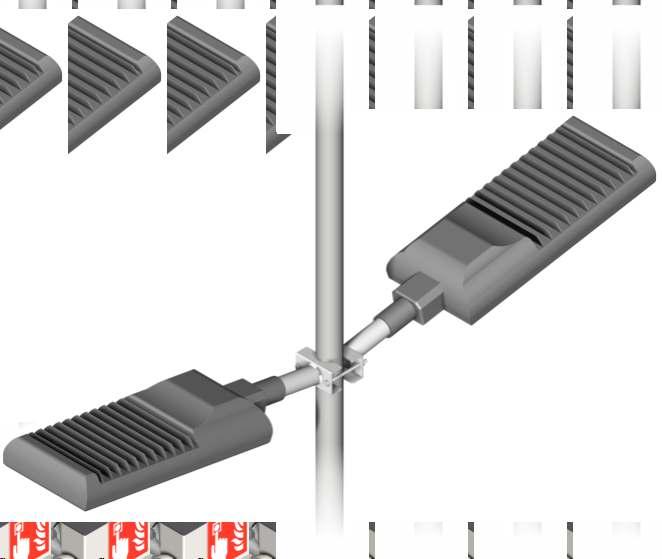 Supporto armature stradali Fissaggio con