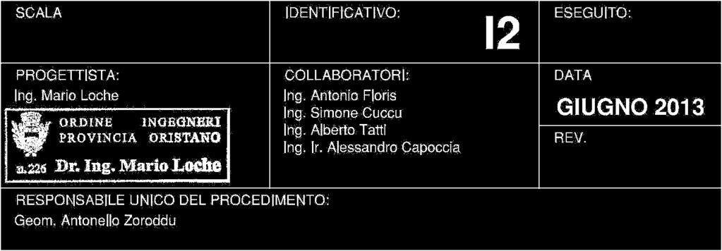 REGIONALE - IN COMUNE DI TEMPIO PAUSANIA; CONCESSIONE EDILIZIA N. 50/12 CONCESSIONE DI VARIANTE N.